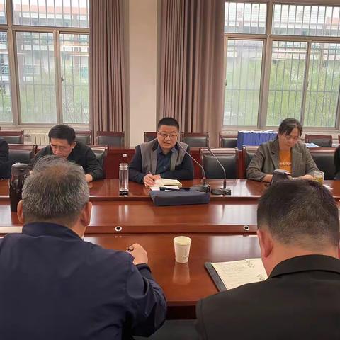 彭集街道教育办公室召开重点工作推进会议