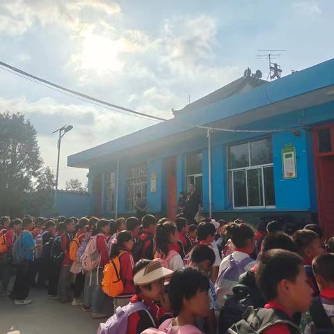 达浪大庄小学上学期期末检测表彰大会