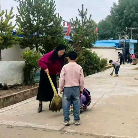 达浪大庄小学开展校园周边环境整治行动