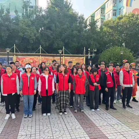心治理•放心平安家‖筑牢防火安全网！枣园街道法士特社区联合红蜻蜓救援队开展消防设备实操培训