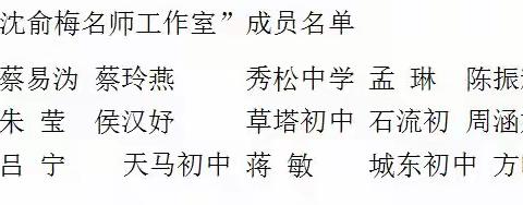 凝心聚力乘风起，携手并肩踏浪行 ——记沈俞梅工作室2023学年第二次研修活动