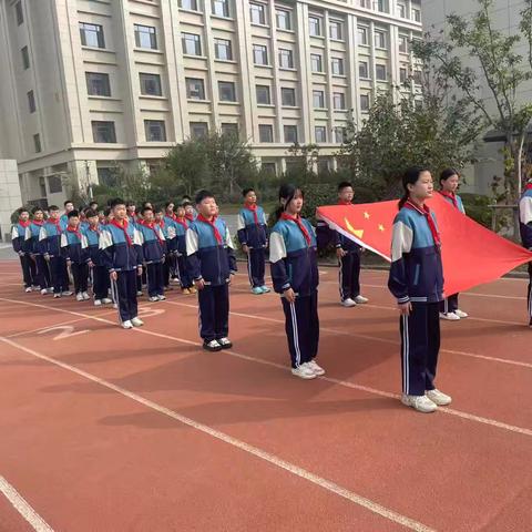 勤俭节约，从我做起 ﻿-----义教部升旗仪式