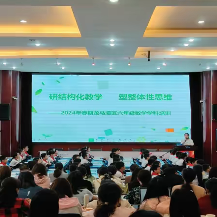 研结构化教学，塑整体性思维——小街子小学校承办龙马潭区六年级数学教研活动