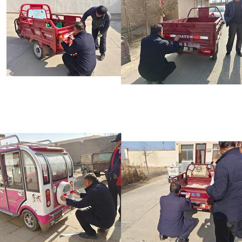 东坝镇左新村：开展“亮尾”行动 让安全“看得见”