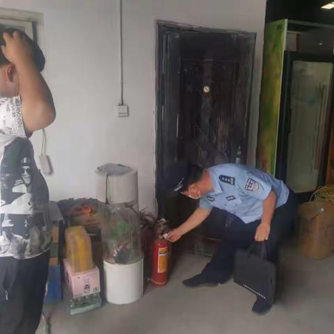 【六村堡派出所】组织消防安全检查