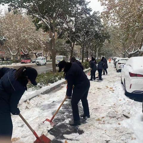 清积雪 保畅通 藁城城管在行动
