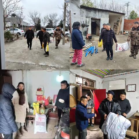 舞钢市民政局组织开展寒冬 “敲门行动”和“寒冬送温暖”行动