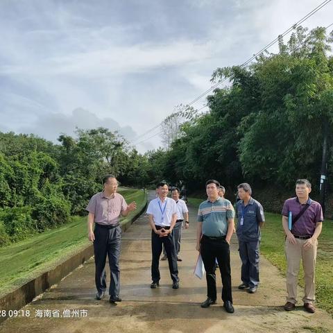 松涛灌区管理分局水利工程标准化管理大比武考核组到松涛大坝管理区检查考核评比
