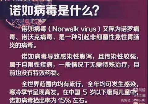 认识诺如病毒 科学预防诺如病毒