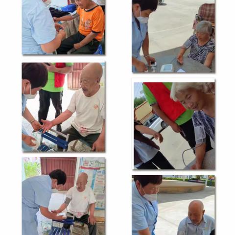 鄠邑区遇仙桥幸福院参与乡村建设~关爱老人活动