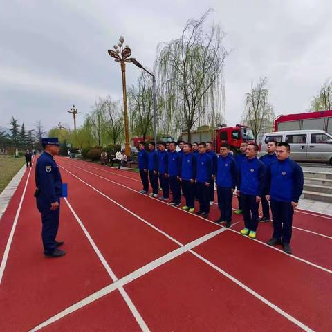以考促进夯基础 提质强能砺精兵——蓝田大队新民街消防救援站组织开展体、技能阶段性考核