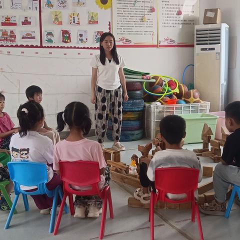 清平镇中心幼儿园代官屯大班游戏后谈话分享活动