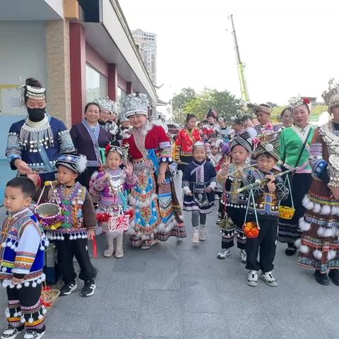 七色花东景幼儿园县庆活动