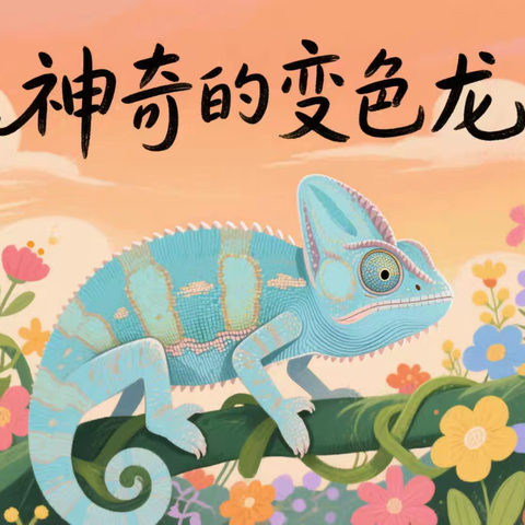 轿子山幼儿园小一班——美术活动《神奇的变色龙》