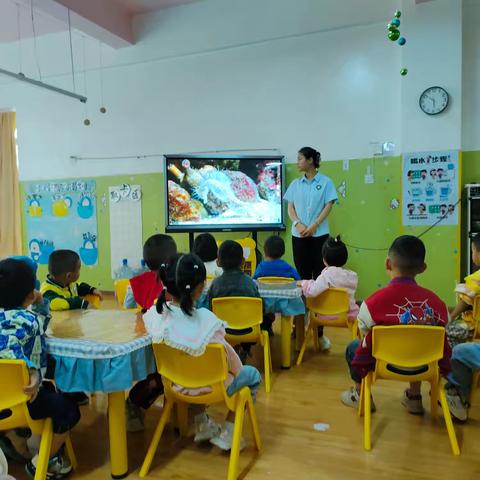 轿子山幼儿园小一班——美术活动《逛逛水族馆》