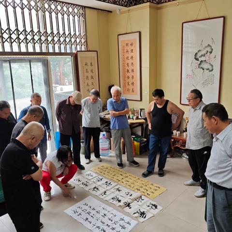 周村区两会书画创研基地活动纪实