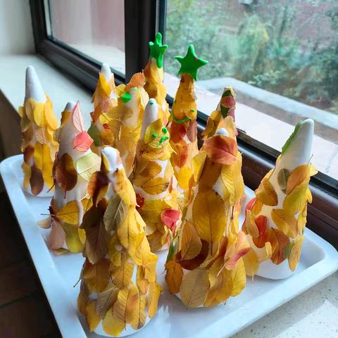 【幸福家园大地幼儿园】树叶大变身