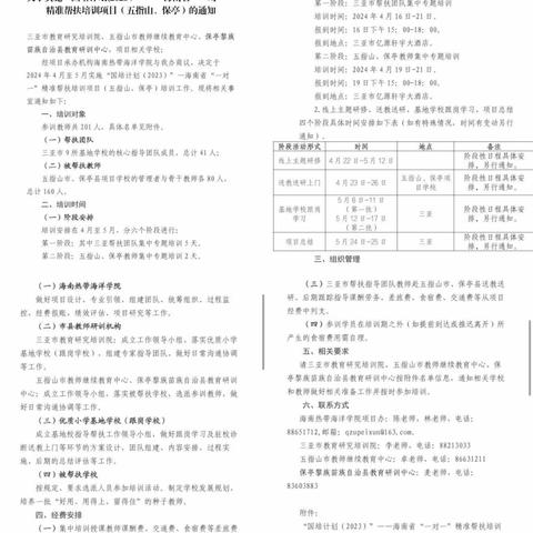 国培“一对一”精准帮扶———三亚市天涯小学送教毛阳中心学校