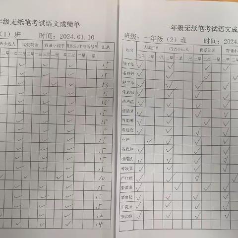 “玩转无纸化，乐学促成长”——五中教育集团134团第二中学一二年级无纸化测试