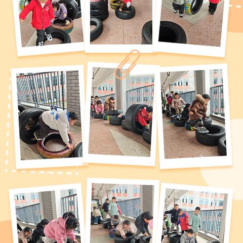 多彩户外，游戏童年 吉首市第五幼儿园中二班户外游戏