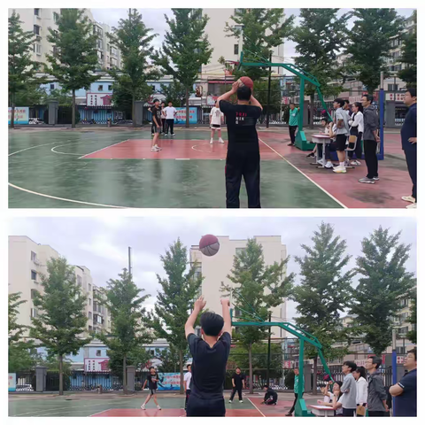 聚力共赢 欢乐投手 ——朝鲜族学校举行初高中学生篮球投篮比赛