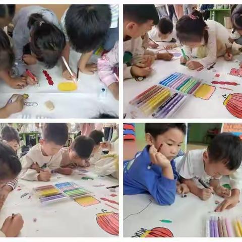 常村镇常东幼儿园庆双节主题活动