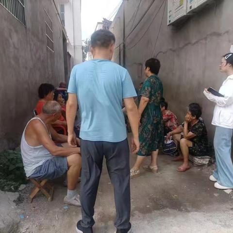 漯河市源汇区沙澧筹备组开展反邪教宣传教育活动