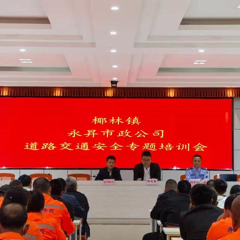 政企联动筑牢交通安全防线—椰林镇举办道路交通安全专题培训会