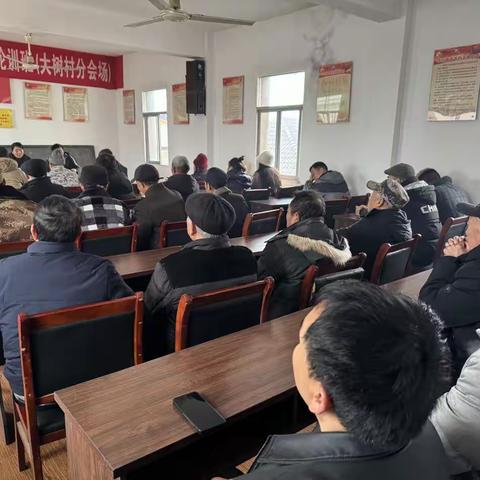 乘势而上开新局 实干笃行谱新篇——大树村党支部开展二月份主题党日活动