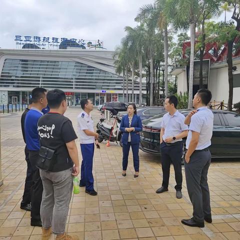 吉阳区应急管理局联合多部门对鸿洲时代海岸进行安全大检查