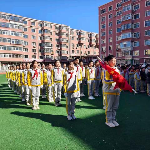 扬激昂之志，焕青春风采——全福小学第四周升旗仪式