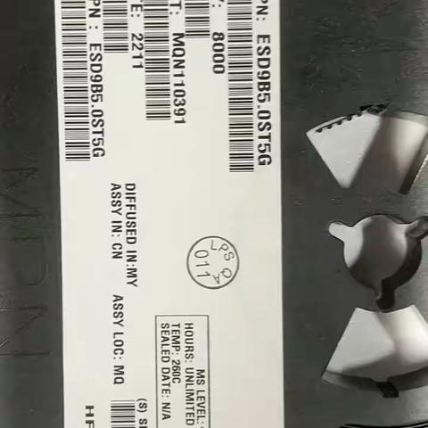 ONSEMI安森美ESD9B5.0ST5G一级代理分销商库