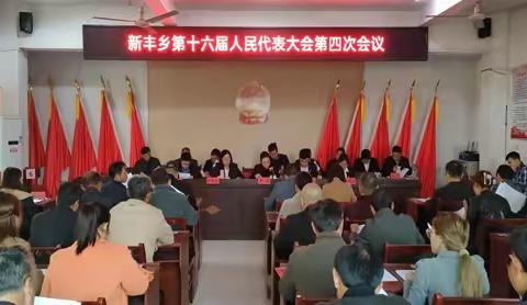 新丰乡人大2022年3月份代表固定活动日暨新丰乡第十六届人民代表大会第四次会议