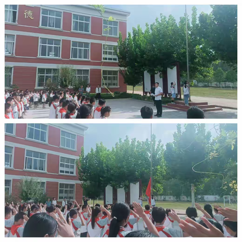 泗张镇明德小学开展“敬师礼”活动总结