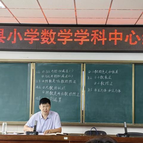 聚力扬帆，教研启航——崇文学校参加费县小学数学学科中心组工作会议