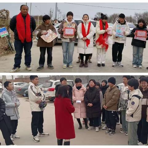 龙行龘龘启新篇  前程朤朤向未来——曲周县第一实验中学九年级“万师访万家”和作业检查活动