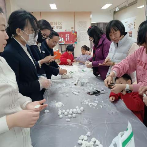 甸南社区开展“元宵喜乐会，亲子共团圆”活动