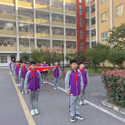 正阳县第十四小学“节俭美德  全民节约”主题升旗仪式