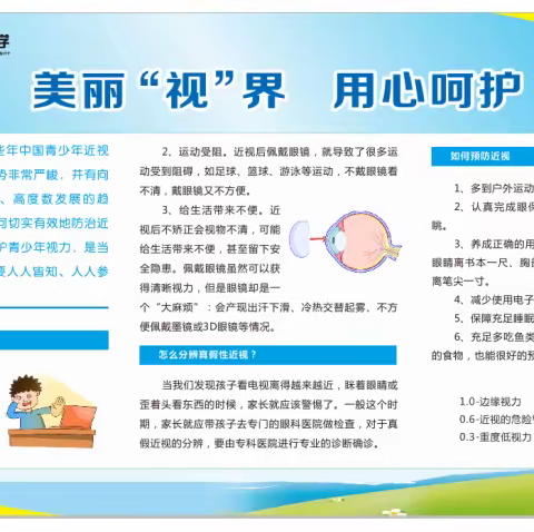 【碑林教育】“爱眼护眼 光明未来”---碑林区交大附中预防近视活动总结