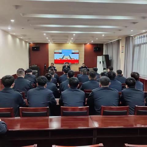 武安法院法警大队召开学习贯彻全市法院警务会议精神暨“两会”警务安全会议