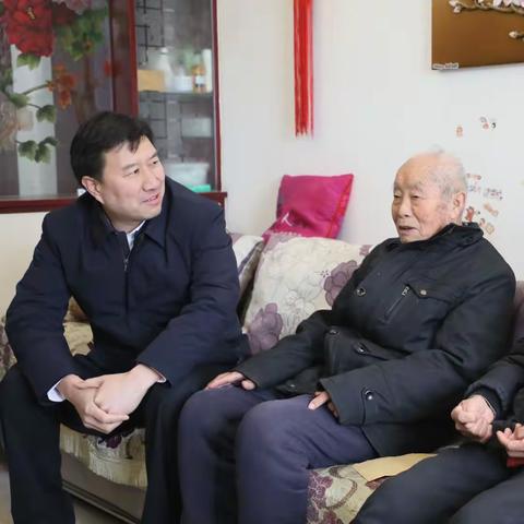 雪中送真情，慰问暖人心！张东辉市长春节前到米河镇开展走访慰问工作