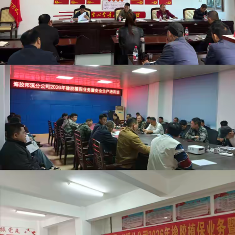 筑牢安全防线！海胶集团邦溪分公司举办橡胶植保业务暨安全生产培训班