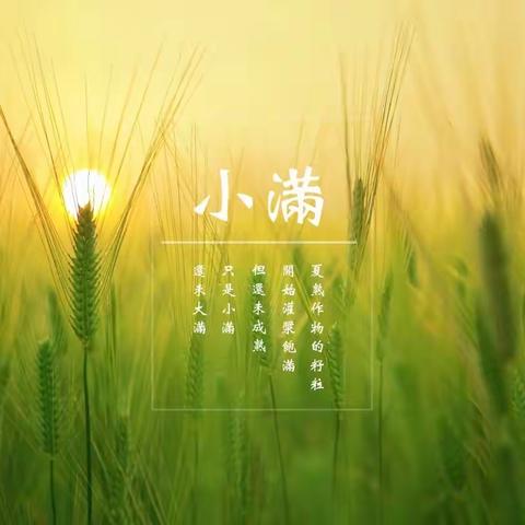 “小满小满 麦粒渐满”桃江县幼儿园谷山郡园二十四节气之“小满”篇