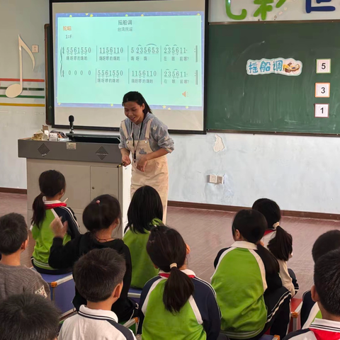 阜沙镇罗松小学音乐科组联合西区沙朗小学音乐科组 开展教研活动