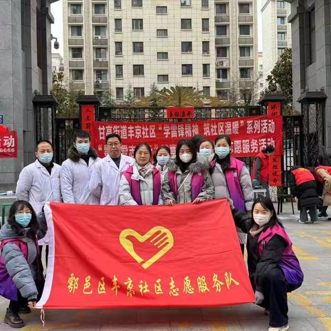 学雷锋精神，筑温暖社区 ——甘亭街道丰京社区“学雷锋”系列活动
