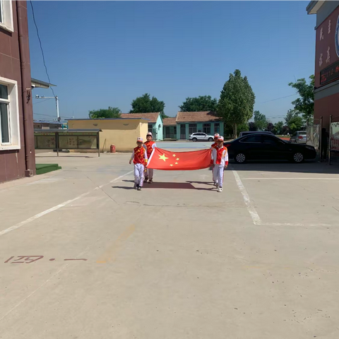 【全环境立德树人】珍爱生命，预防溺水—糜镇明德小学防溺水主题升旗仪式