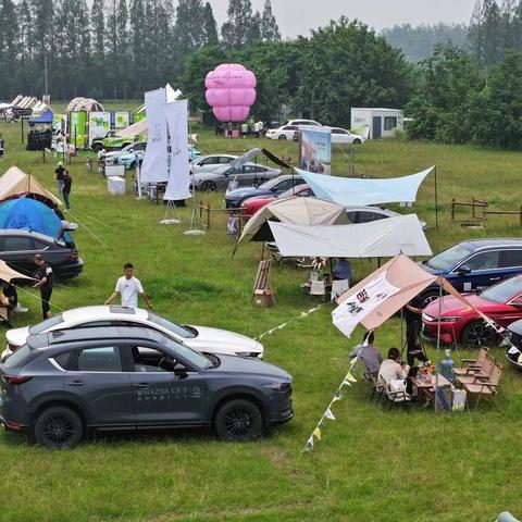 与爱车一起畅呼吸～～航空小镇露营新品发布会