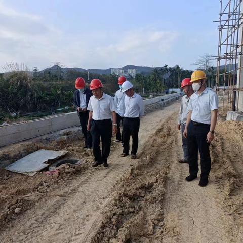 三亚环境水质净化公司领导莅临人才城厂视察指导工作