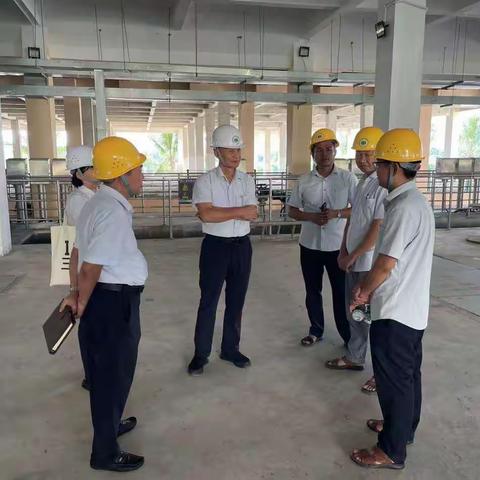 集团党委委员、纪委书记吴淑清到人才城水质净化厂调研指导工作