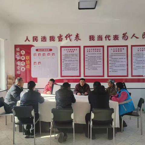 听民声办实事 代表入点解民忧—杨安乡人大代表联络站活动纪实